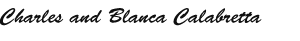 Charles and Blanca Calabretta